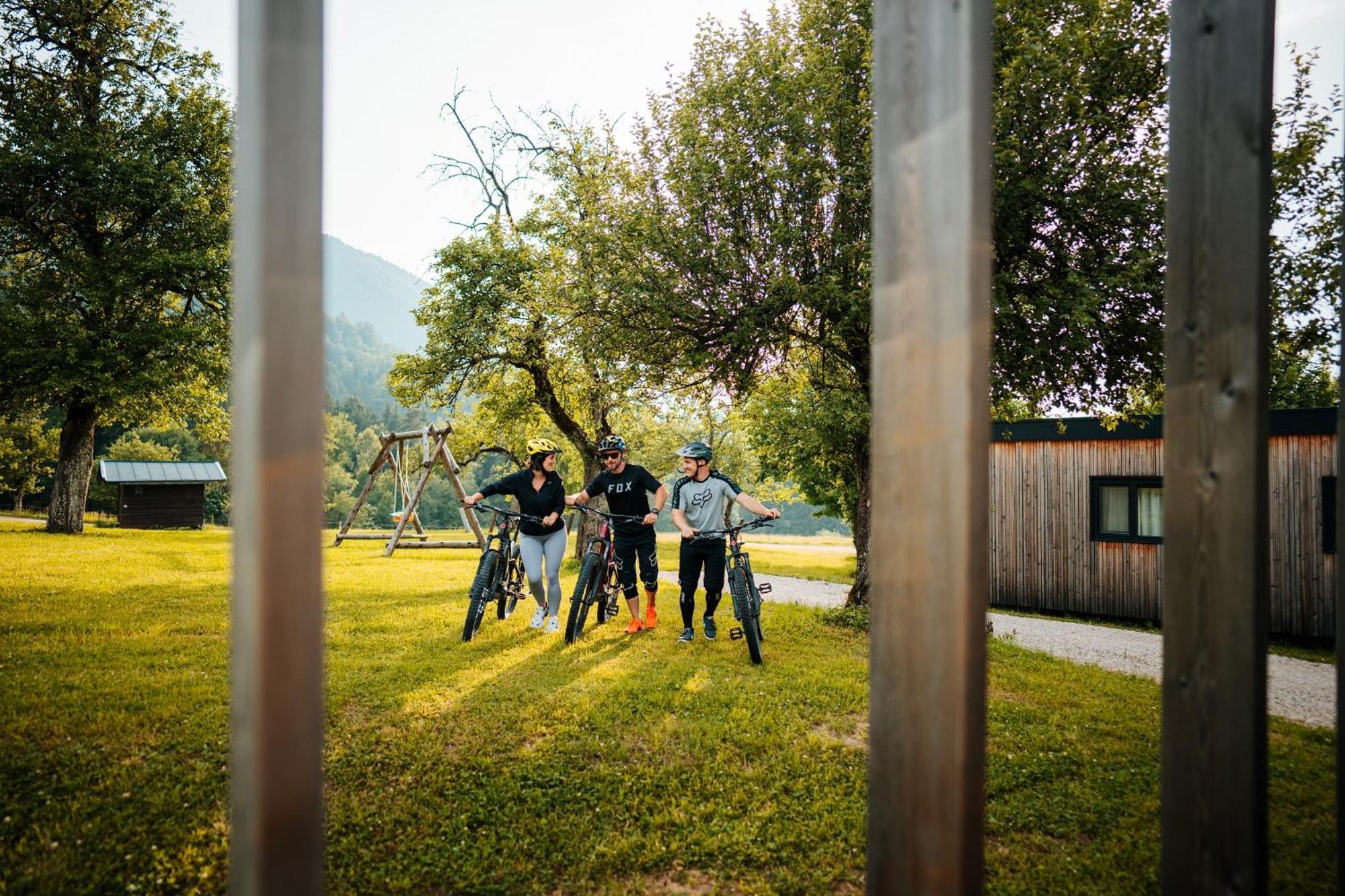 Hôtel Chaletpark Petzen à Feistritz ob Bleiburg Extérieur photo